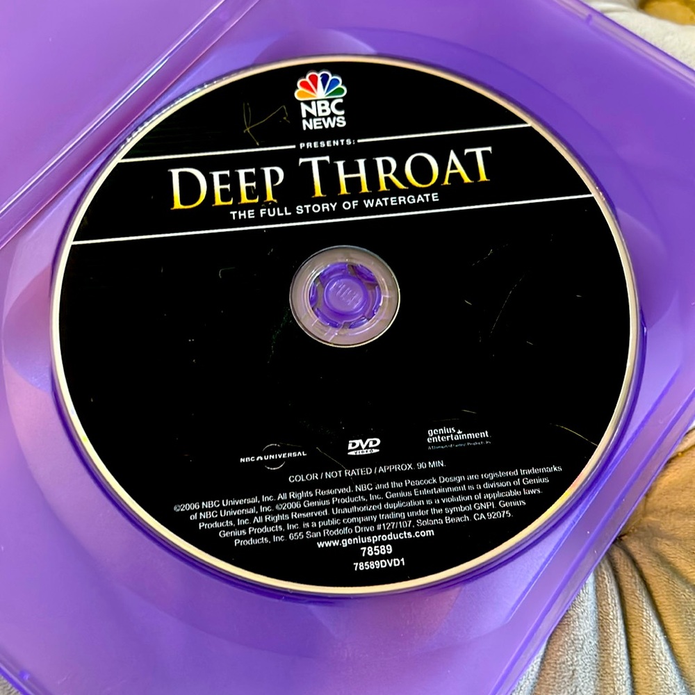 NBC news documentary on Deepthroat from Watergate